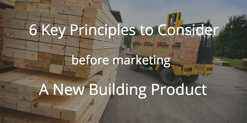 marketing a new building product